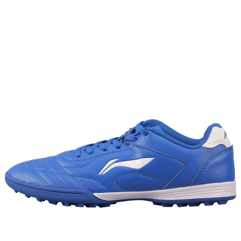 Li-Ning Training Soccer Shoes TF 'Blue White' ASTQ011-3 Parallel