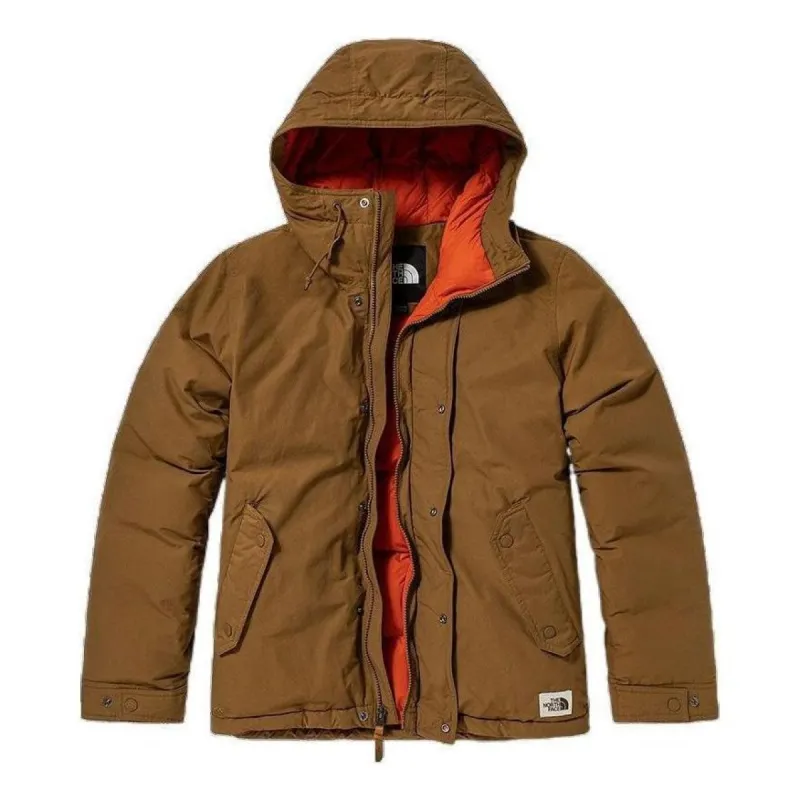 THE NORTH FACE 700 Wind Puffer Jacket 'Brown' NF0A5AZT-0M2 sold by KicksCrew
