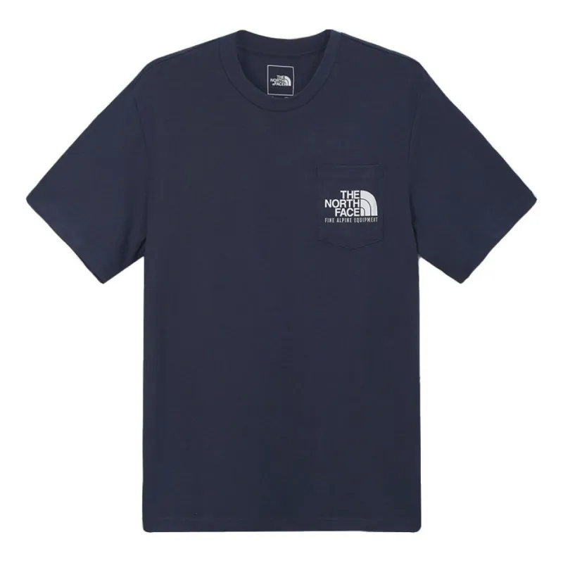 THE NORTH FACE Logo Short Sleeve T-Shirt 'Navy' NF0A4U9L-RG1 sold by KicksCrew