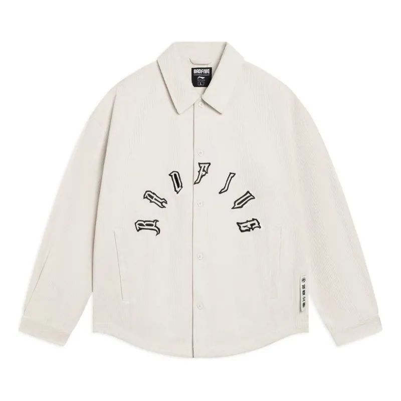 Li-Ning BadFive Graphic Jacket 'Beige' AFDT051-1 sold by KicksCrew