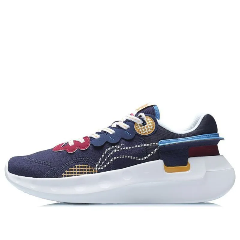 Li-Ning Happy 'Dark Blue White' ARHR043-5 sold by KicksCrew