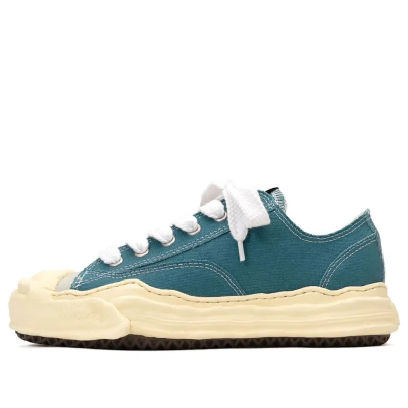 Maison MIHARA YASUHIRO HANK VL OG Sole Canvas Low-top Sneaker 'Blue' A09FW734-BLU sold by KicksCrew