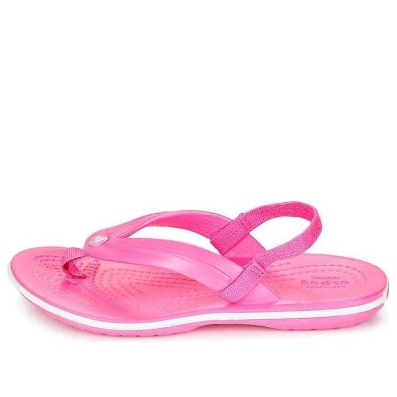 (GS) Crocs Crocband Flip-Flops 'Electric Pink' 205777-6QQ sold by KicksCrew