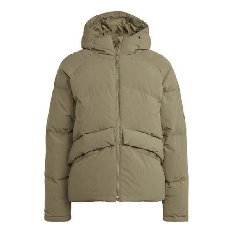 adidas Big Baffle Jacket 'Olive Green' IK3153 sold by KicksCrew