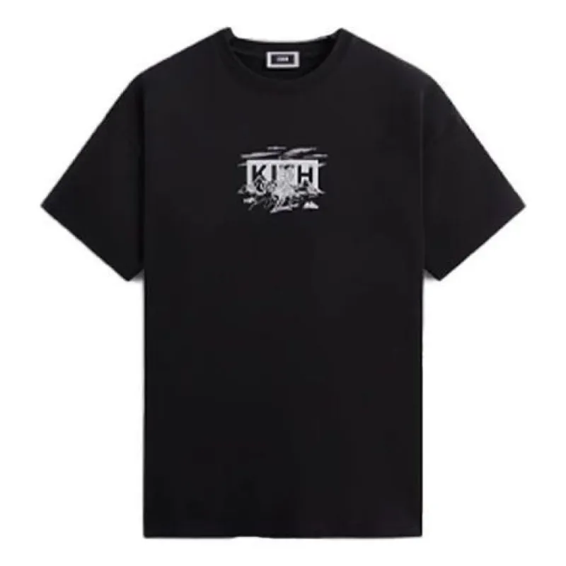KITH Cowboy Box Logo Tee 'Black' KHM031507-001 sold by KicksCrew