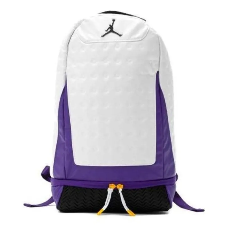 Air Jordan Retro 13 Backpack 'White/Purple' 9A1898-P6N sold by KicksCrew