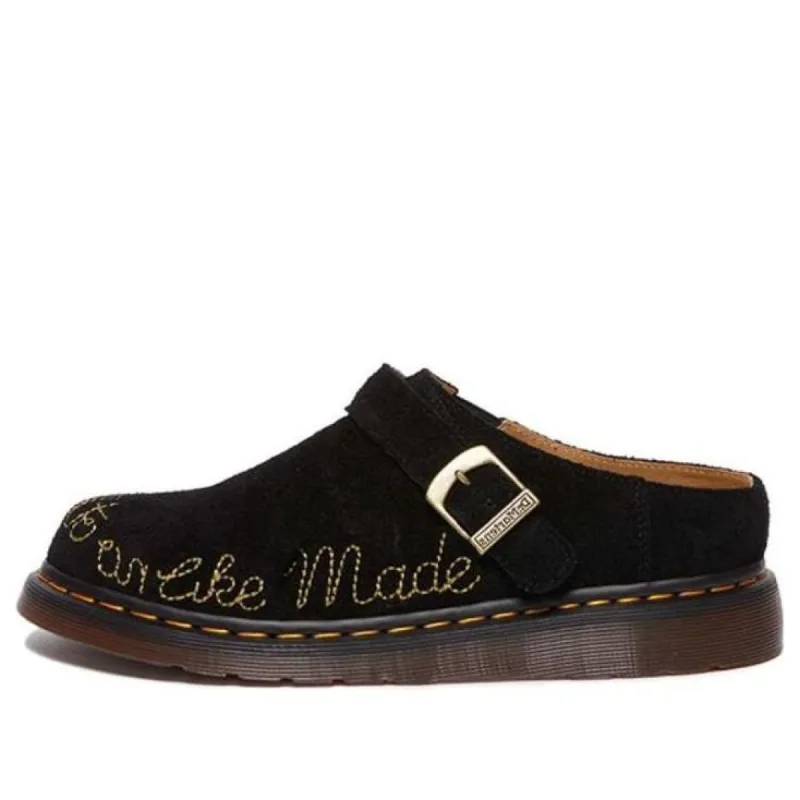 Dr.Martens Isham Desert Oasis Suede Mules 'Black' 31092001 sold by KicksCrew