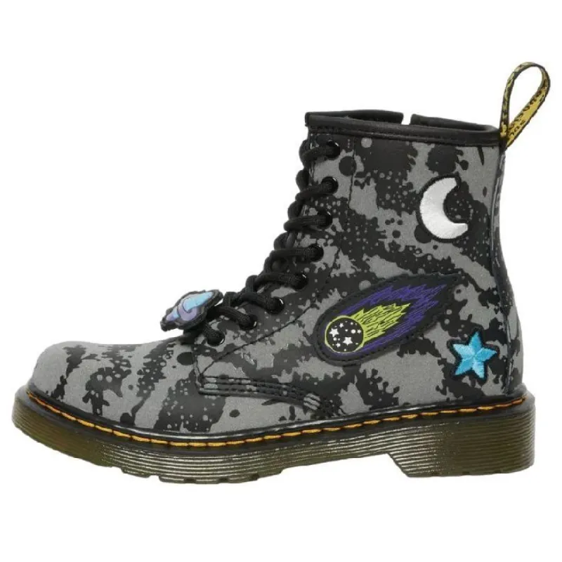 (PS) Dr.Martens 1460 Space Hydro Leather Lace Up Boots 'Black Grey  Hydro Leather' 27889057 sold by KicksCrew
