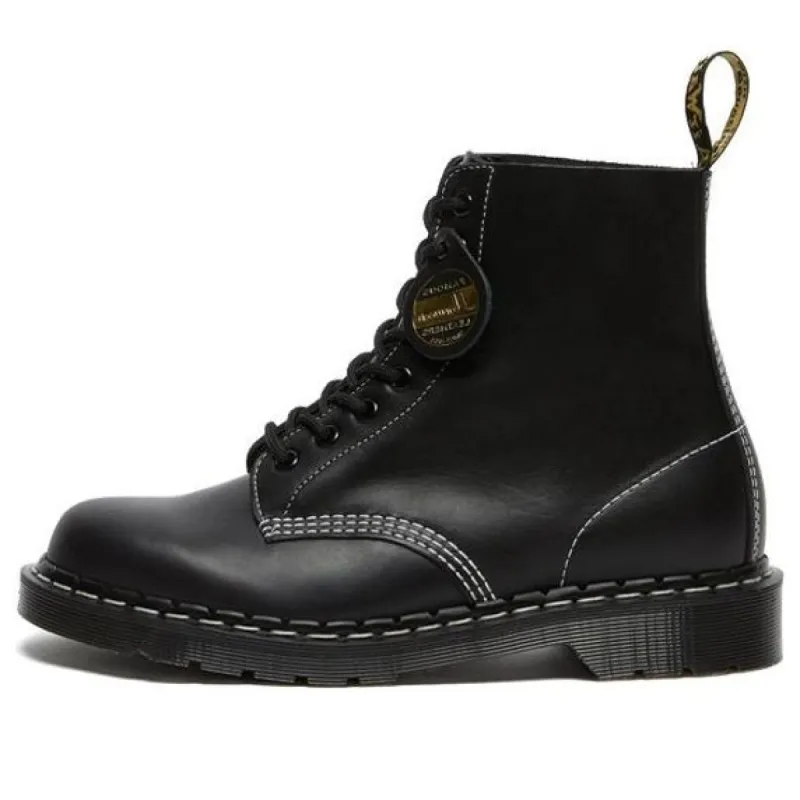 Dr.Martens 1460 Pascal Made in England Cavalier Leather Lace Up Boots 'Black Cavalier' 26713001 sold by KicksCrew