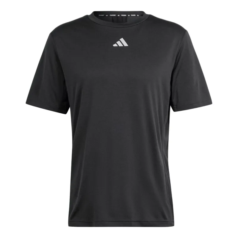 adidas HIIT Workout 3-Stripes Tee 'Black' IL7128 sold by KicksCrew