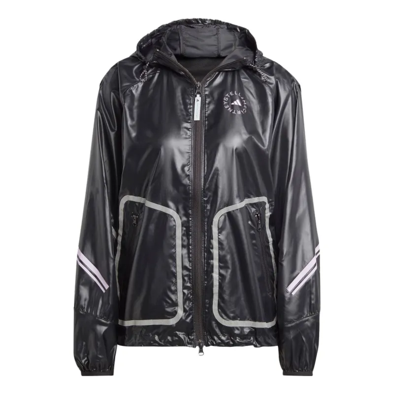 (WMNS) adidas by Stella McCartney TruePace Running Jacket 'Black' IN5041 sold by KicksCrew