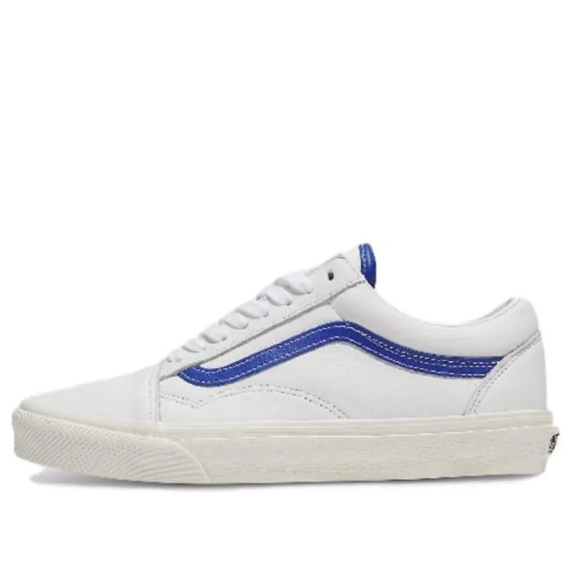 Vans Old Skool 'White Blue Leather' VN0007NTZ5D sold by KicksCrew