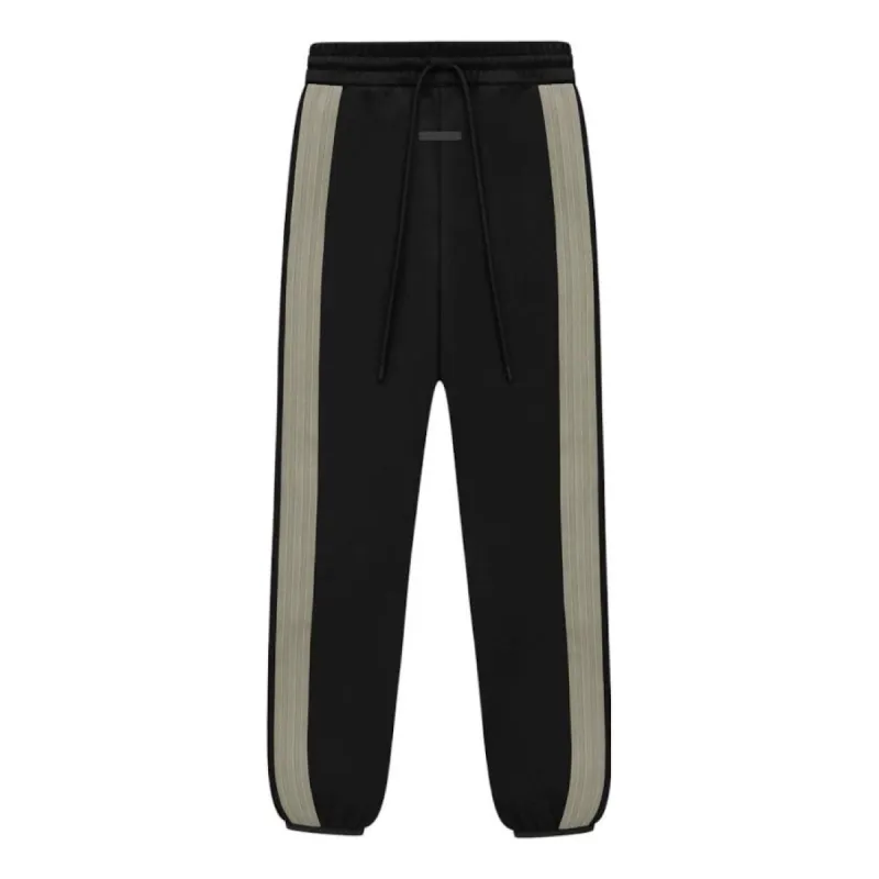 adidas x Fear of God Athletics Suede Fleece Sweat Pants 'Black' IS8703 sold by KicksCrew