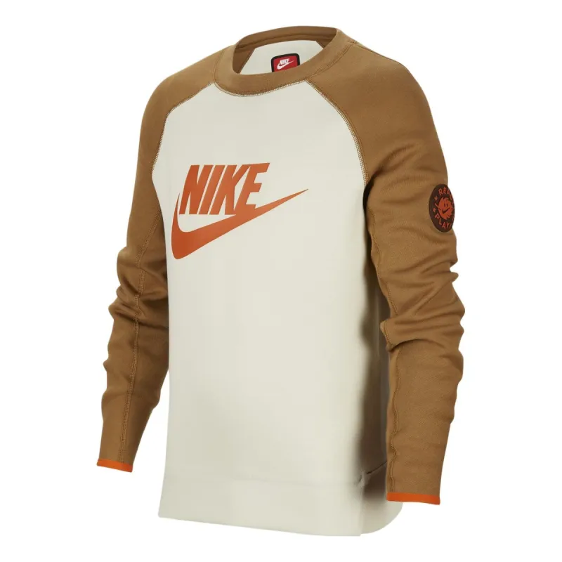 Nike Sportswear Outdoor Fleece Sweatshirt 'Khaki Orange' FV3999-020 sold by KicksCrew