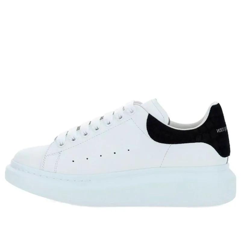 Alexander McQueen Oversized Sneaker 'Black Embossed Suede Crocodile' 625162WHZ4K9061 sold by KicksCrew