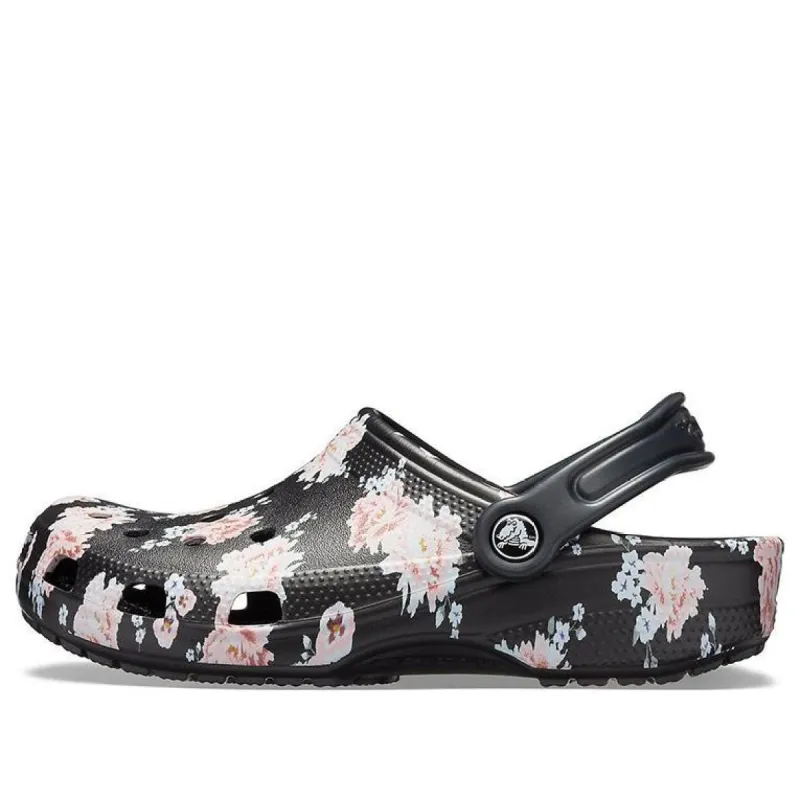 Crocs Classic Printed Clogs 'Black Pink' 205838-97J sold by KicksCrew