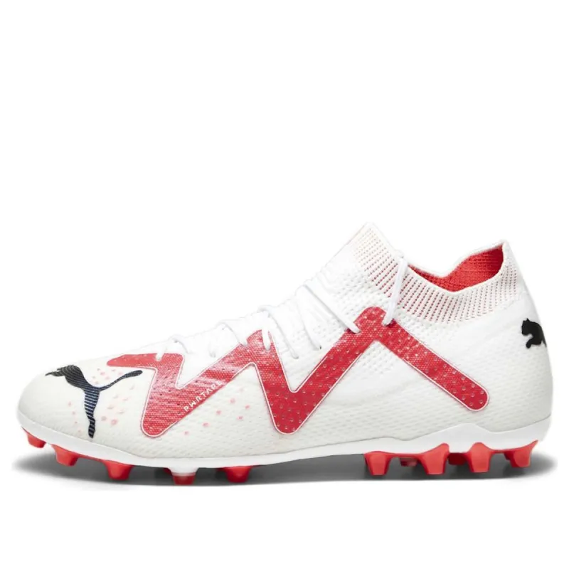 Puma Future Ultimate MG 'White Black Fire Orchid' 107358-01 sold by KicksCrew