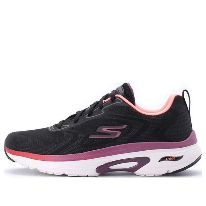 (WMNS) Skechers Go Run Arch Fit 'Black Burgundy' 128957-BKBU sold by KicksCrew