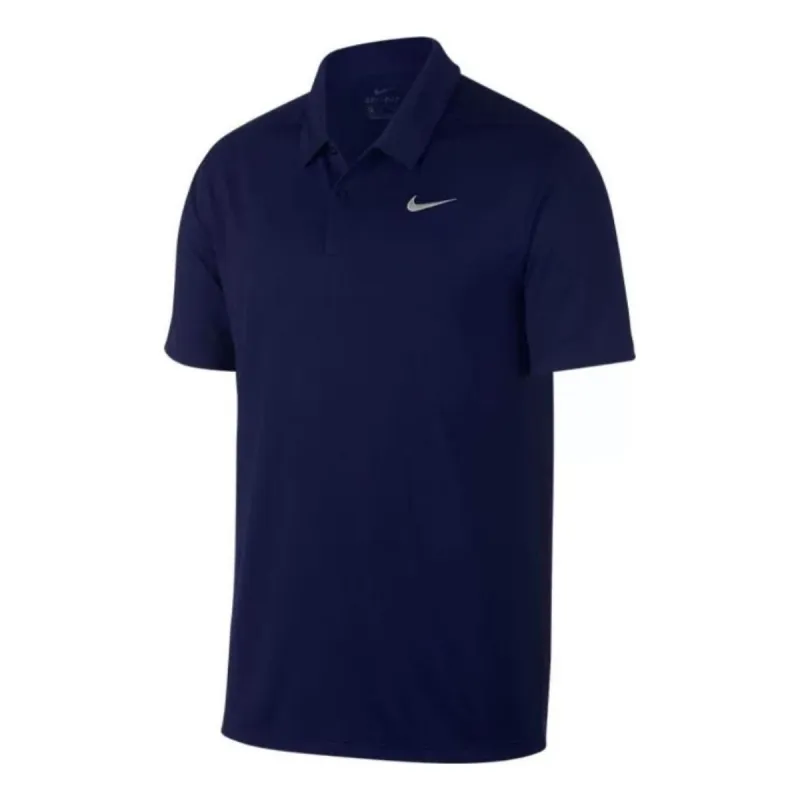 Nike Golf Dri-FIT Essential Polo Shirt 'Navy Blue' AJ5480-492 sold by KicksCrew