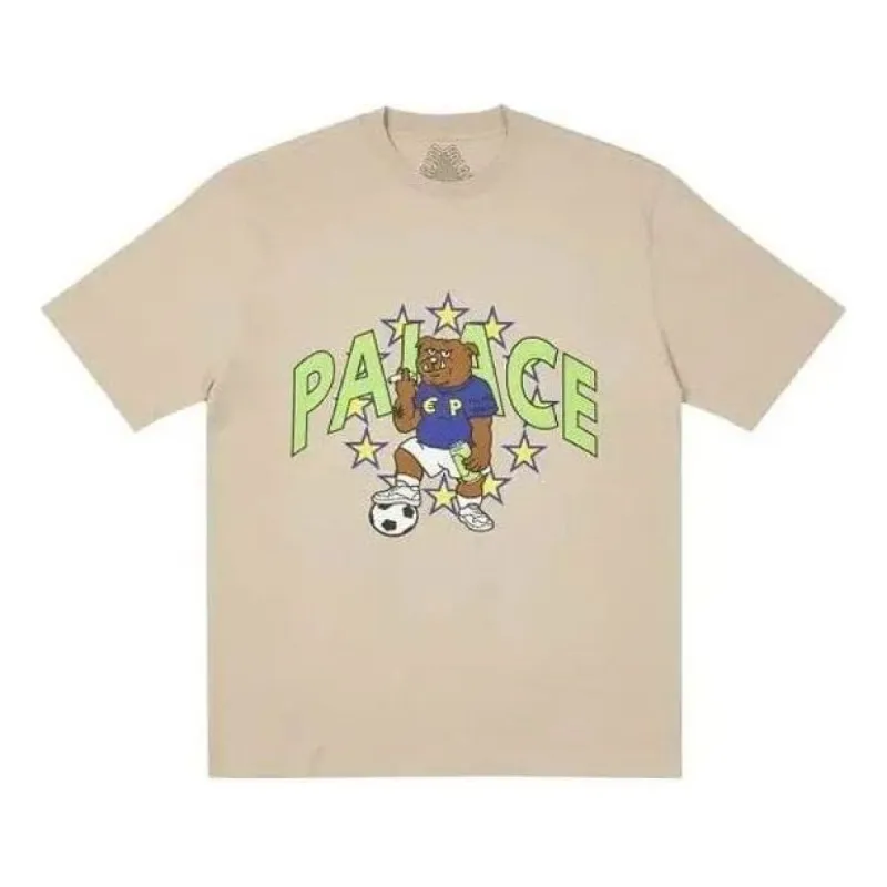 Palace FW21 Euro T-Shirt 'Beige' P21TS145 sold by KicksCrew