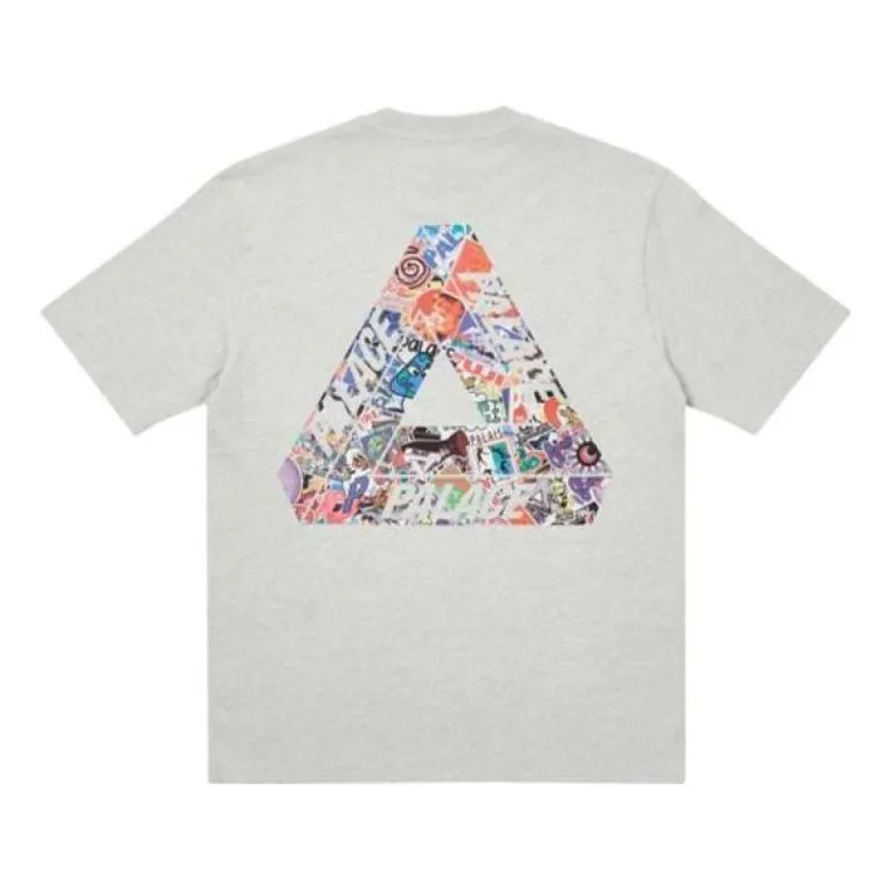 Palace FW21 Tri-Sticker Pack Logo T-Shirt 'White' P21TS108 sold by KicksCrew