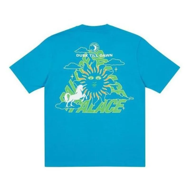 Palace FW21 Da One T-Shirt Petrol 'Blue' P21TS055 sold by KicksCrew