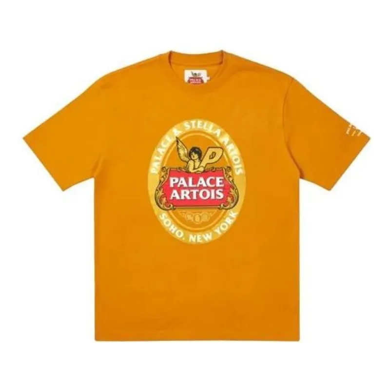 Palace X Stella Artois Logo T-Shirt 'Orange' P21STTS007 sold by KicksCrew