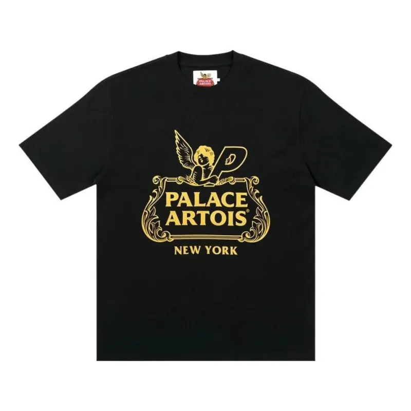 Palace X Stella Artois FW21 T-Shirt 'Black' P21STTS003 sold by KicksCrew