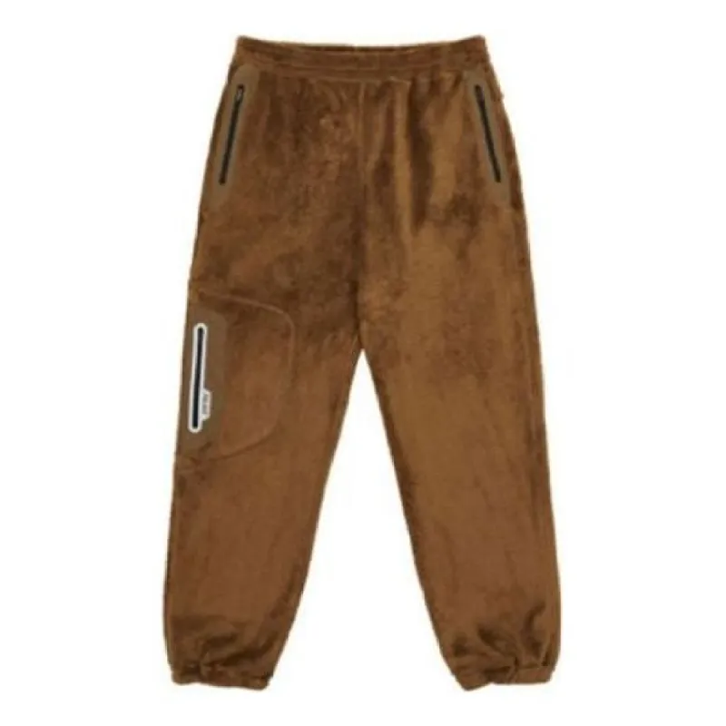 Palace FW21 ULTIMO Polartec High Loft Bottoms 'Brown' P21JG019 sold by KicksCrew