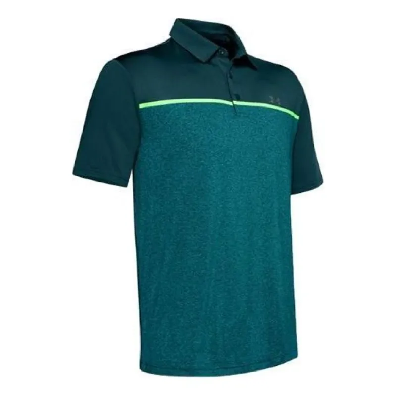 Under Armour Playoff 2.0 Polo Shirt 'Green Teal' 1327037-432 sold by KicksCrew