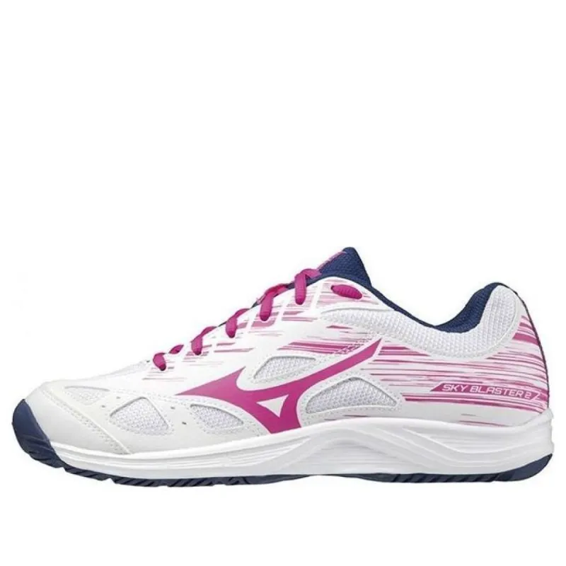 (WMNS) Mizuno Sky Blaster II 'White Pink Navy' 71GA204564 sold by KicksCrew
