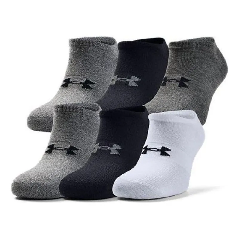 Under Armour Essentials No Show Socks (6 Pack) 'Multi-Color' 1358780-012 sold by KicksCrew