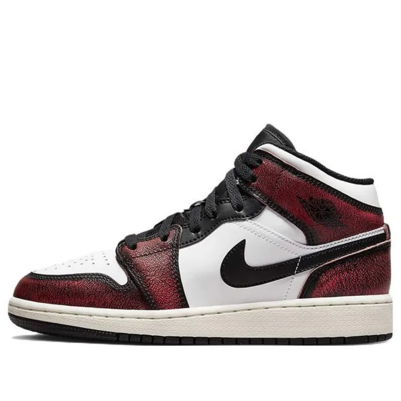 (GS) Air Jordan 1 Mid SE 'Wear-Away' FB0568-006 sold by KicksCrew