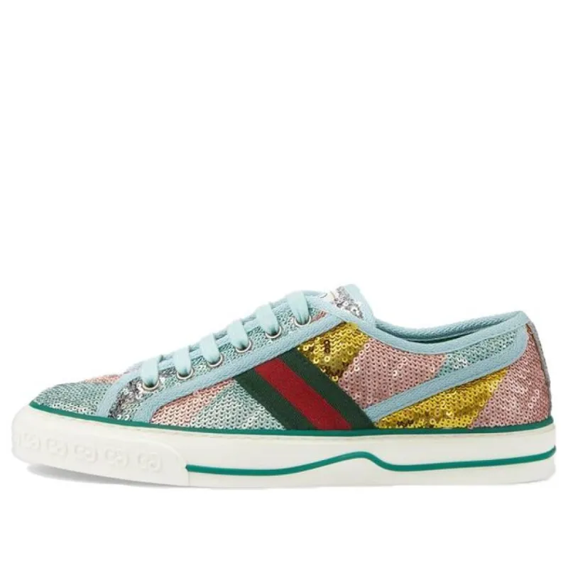 (WMNS) Gucci Tennis 1977 'Sequin - Multi' 652622-2MO10-8492 sold by KicksCrew