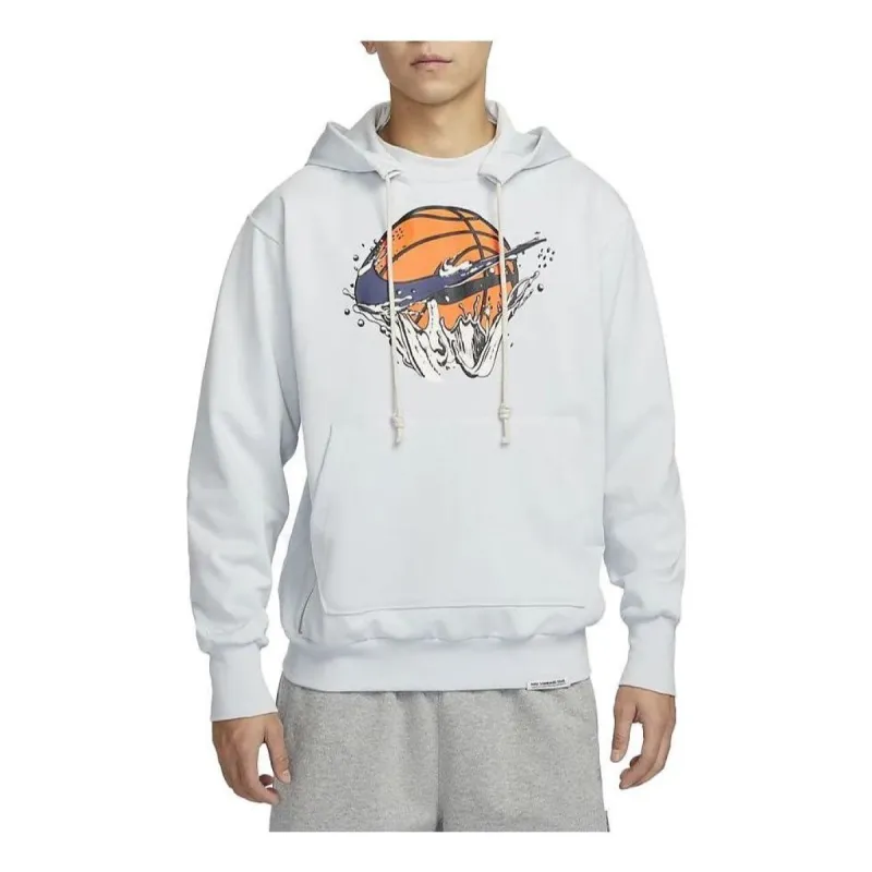Nike Dri-FIT Standard Issue Basketball Hoodie 'Grey' FB7138-025 sold by KicksCrew