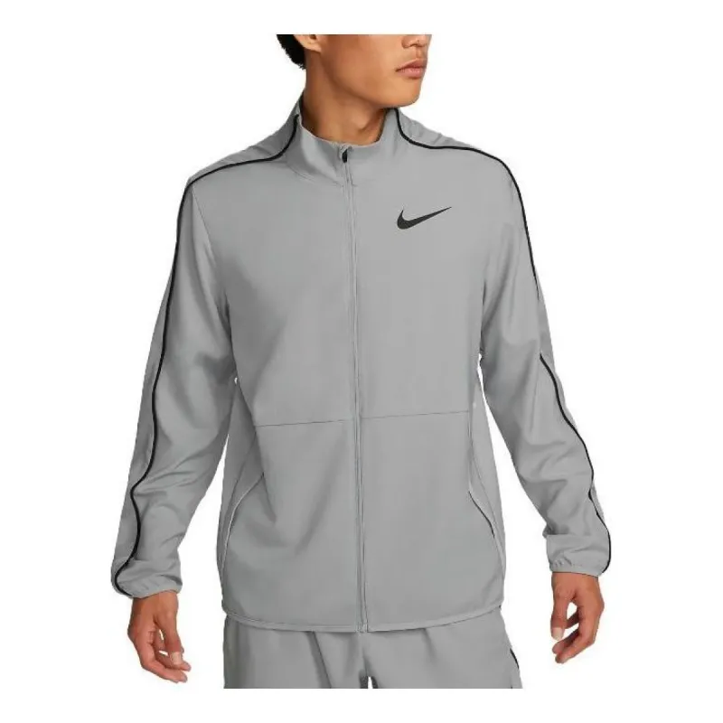 Nike Dri-Fit Team Woven Jacket 'Grey' DM6620-073 sold by KicksCrew