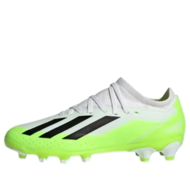 (GS) adidas X Crazyfast.3 MG 'White Black Lucid Lemon' IE1567 sold by KicksCrew