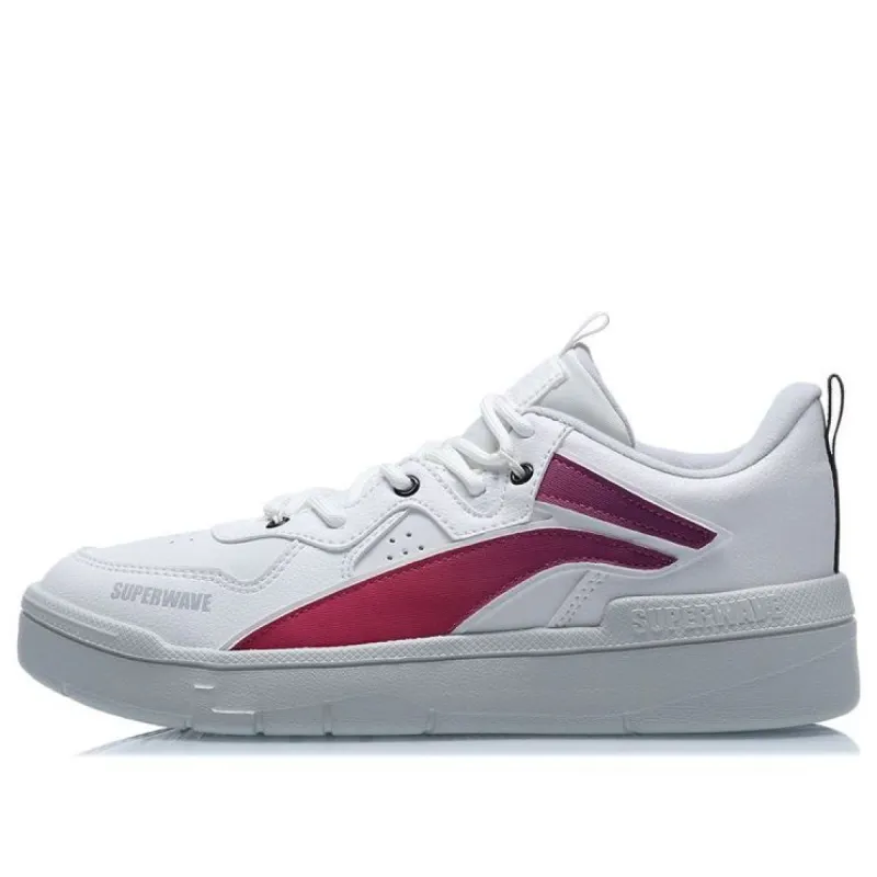 (WMNS) Li-Ning Superwave Low 'White Red' AGCQ228-2 sold by KicksCrew