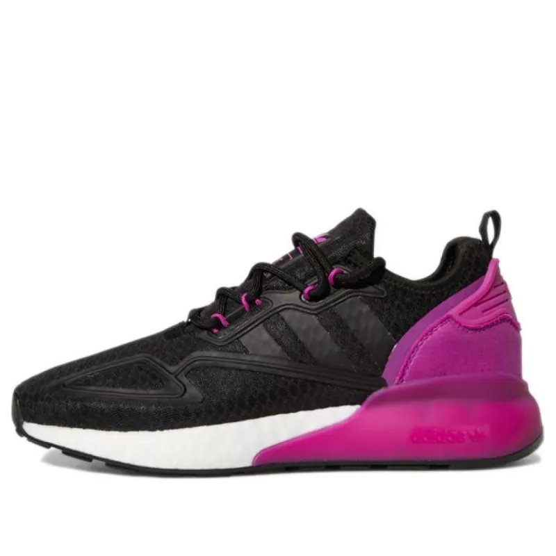 シージョ　パープル2 WMNS) adidas ZX 2K Boost 'Bold Logo Graphic - Pink Ultra