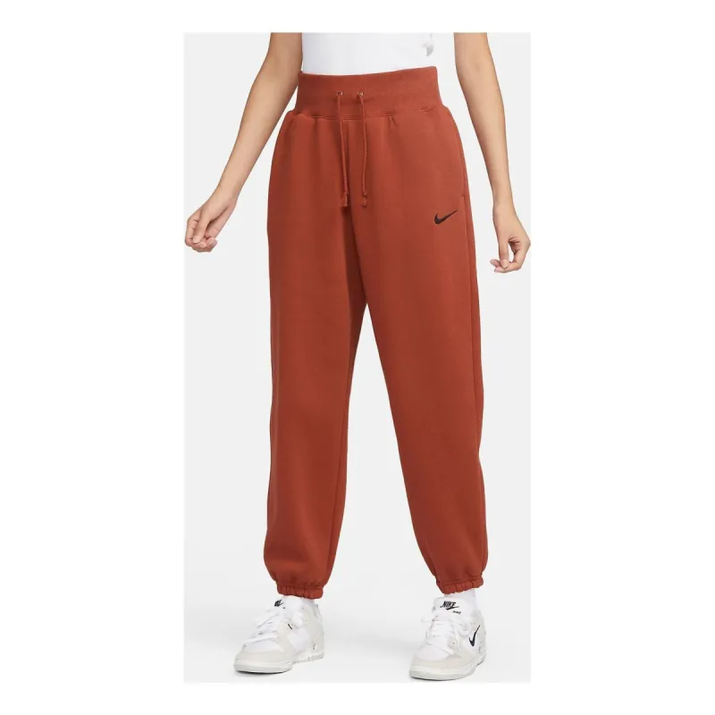 Nike Sportswear Phoenix Fleece High-Waisted Oversized Tracksuit Bottoms 'Rugged Orange' DQ5888-832 sold by KicksCrew