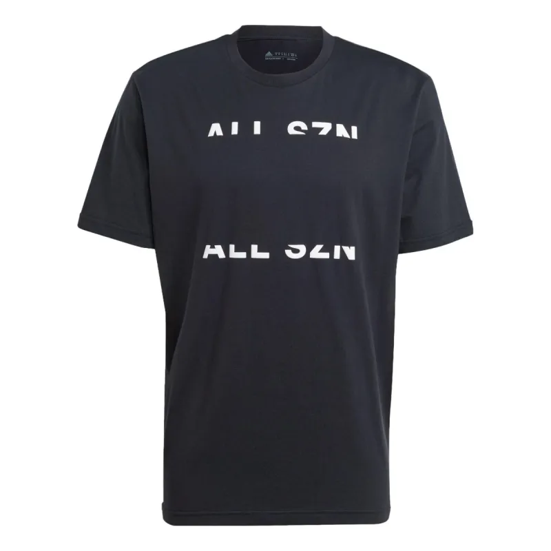 adidas ALL SZN Graphic T-shirt Asia Sizing 'Black' IX1262