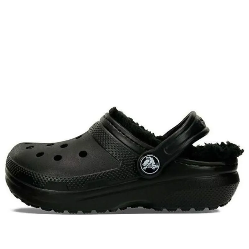 (GS) Crocs Lined Clog Outdoor Sandals 'Black' 207009-060 sold by KicksCrew