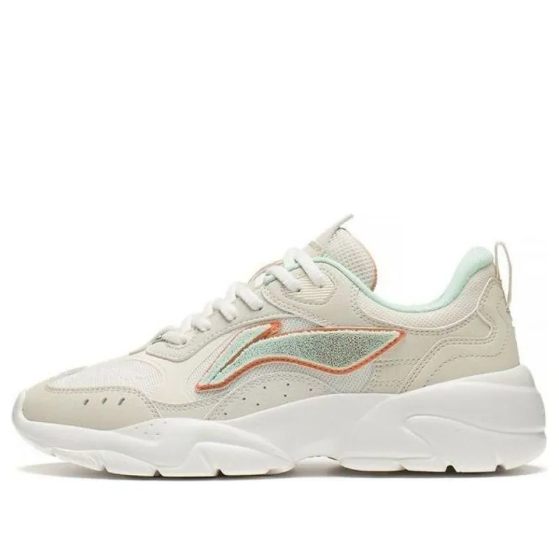 (WMNS) Li-Ning Sportswear Sneakers 'Beige Green' AGCS268-1 sold by KicksCrew