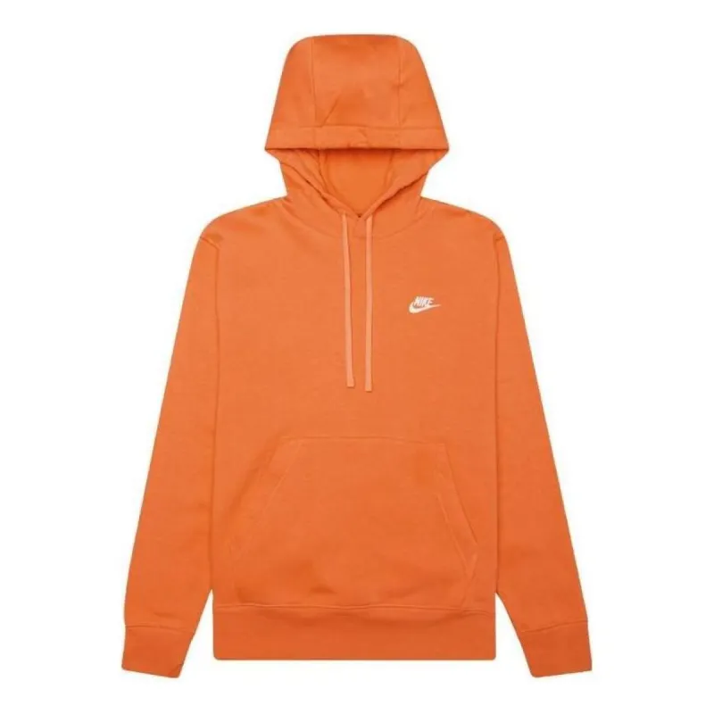 Nike Sportswear Club Fleece Hoodie 'Orange' BV2654-808 sold by KicksCrew