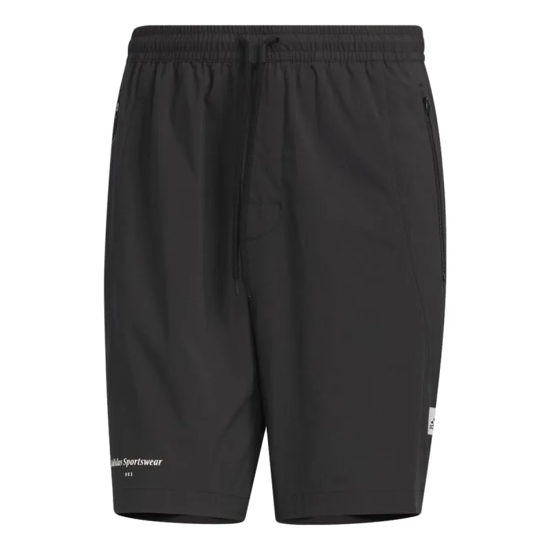 adidas Sportswear Lounge 1/2 Shorts 'Black' IP4956 sold by KicksCrew