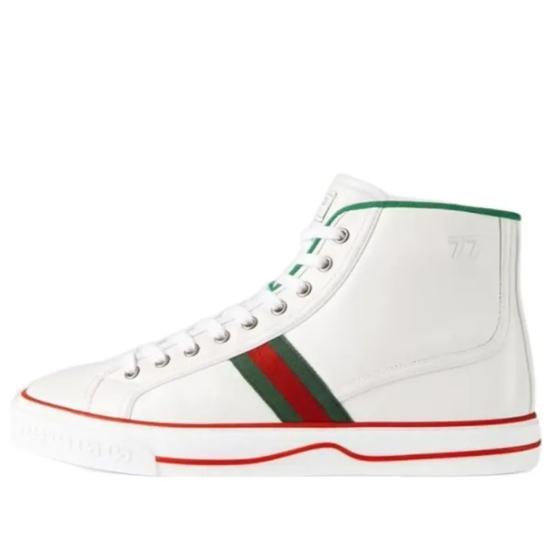 Gucci Tennis 1977 High 'White Green Red' 644734-17L20-9071 sold by KicksCrew