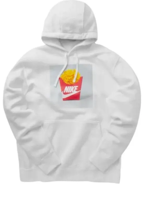 Nike Sole Food Futura Graphic Print Fleece Hoodie 'White' DM2275-100 sold by KicksCrew