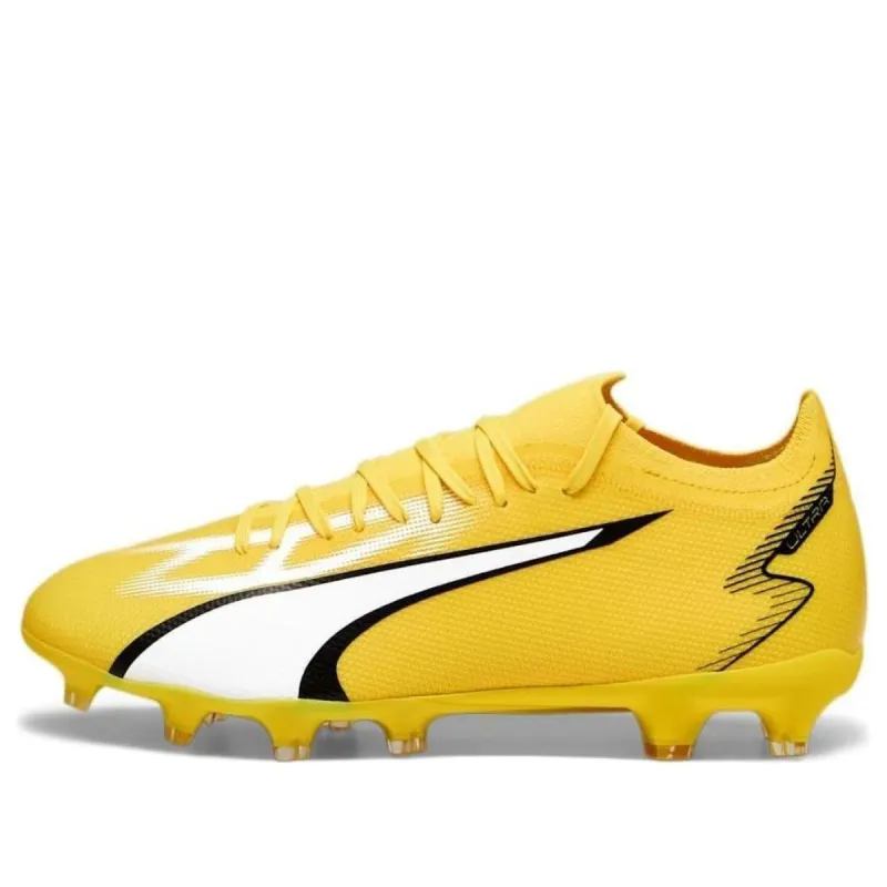 Puma Ultra Match FG/AG 'Yellow Blaze White Black' 107347-04 sold by KicksCrew