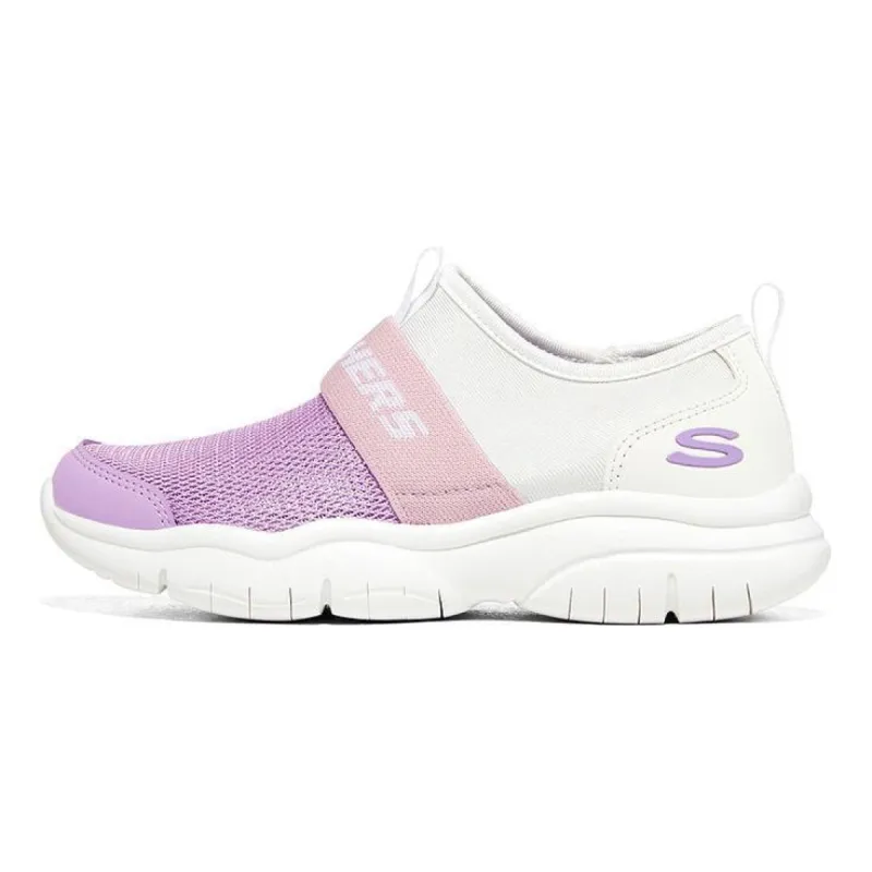 (GS) Skechers Casual Sport Shoes 'White Purple' 303200L-WLV sold by KicksCrew