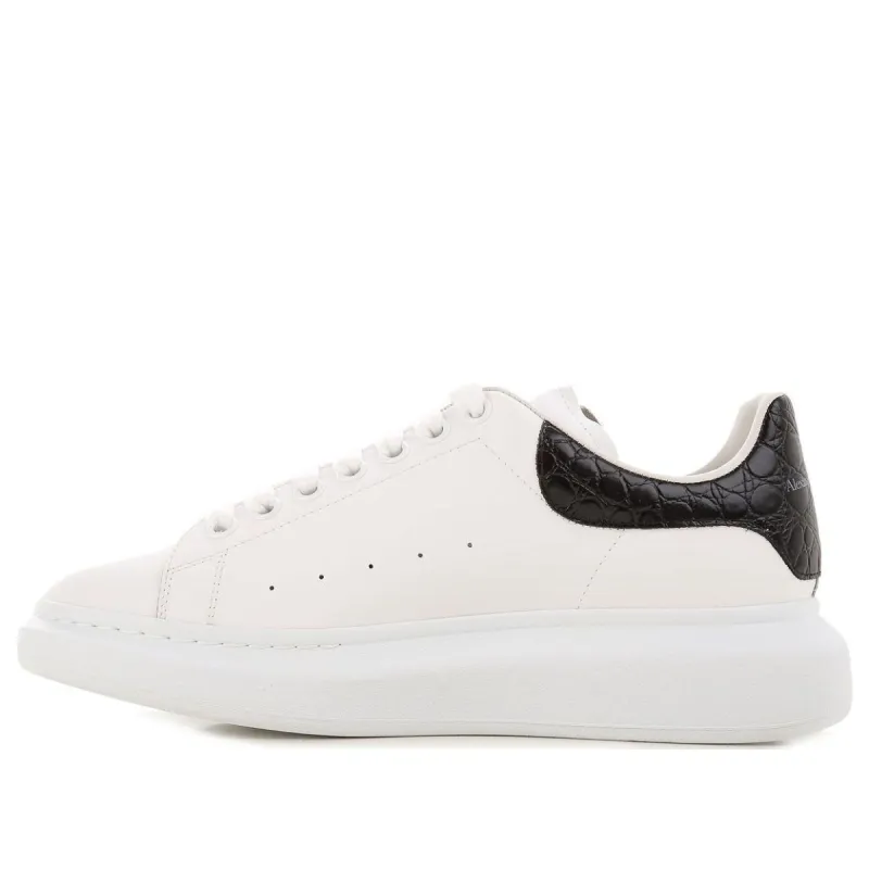 Alexander McQueen Oversized Sneaker 'Black Crocodile' 625162WHYB89061 sold by KicksCrew